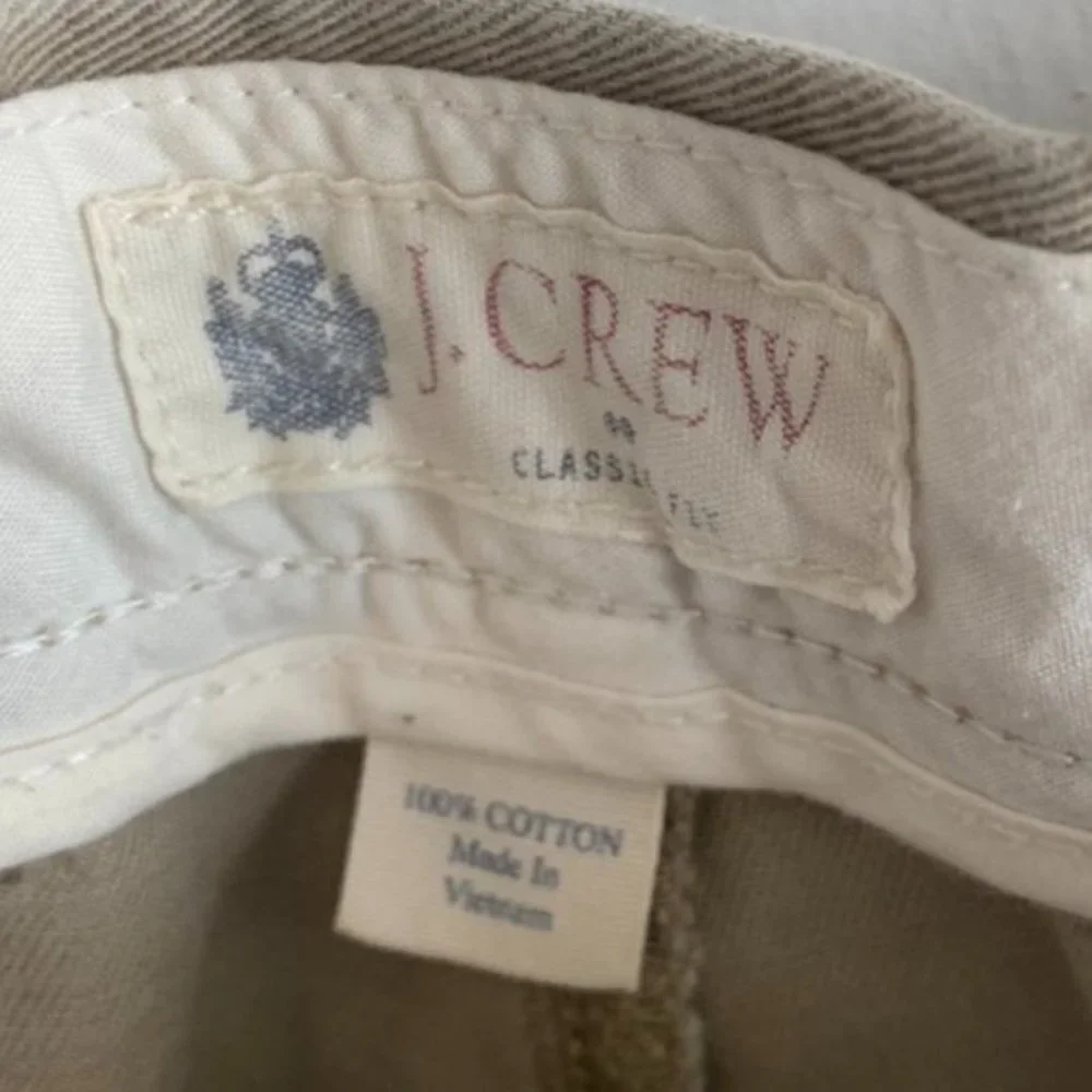 J. Crew Tan Khaki Classic Fit Pants